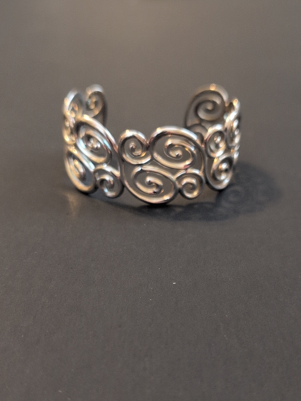 Ross Simons Sterling Silver Scroll Open Cuff Bracelet - Women Jewelry